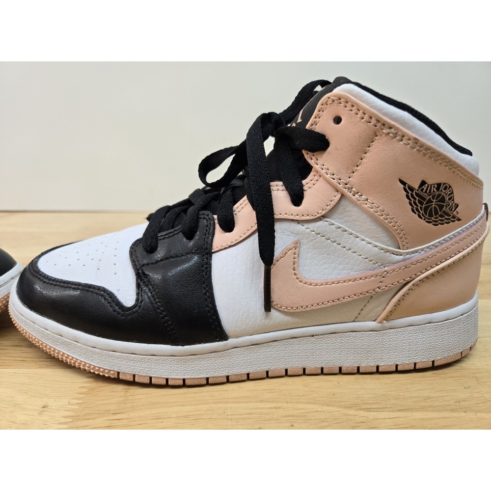 Nike Air Jordan 1 Mid Shoes Youth Size 5.5Y "Arctic Orange" - Picture 3 of 12